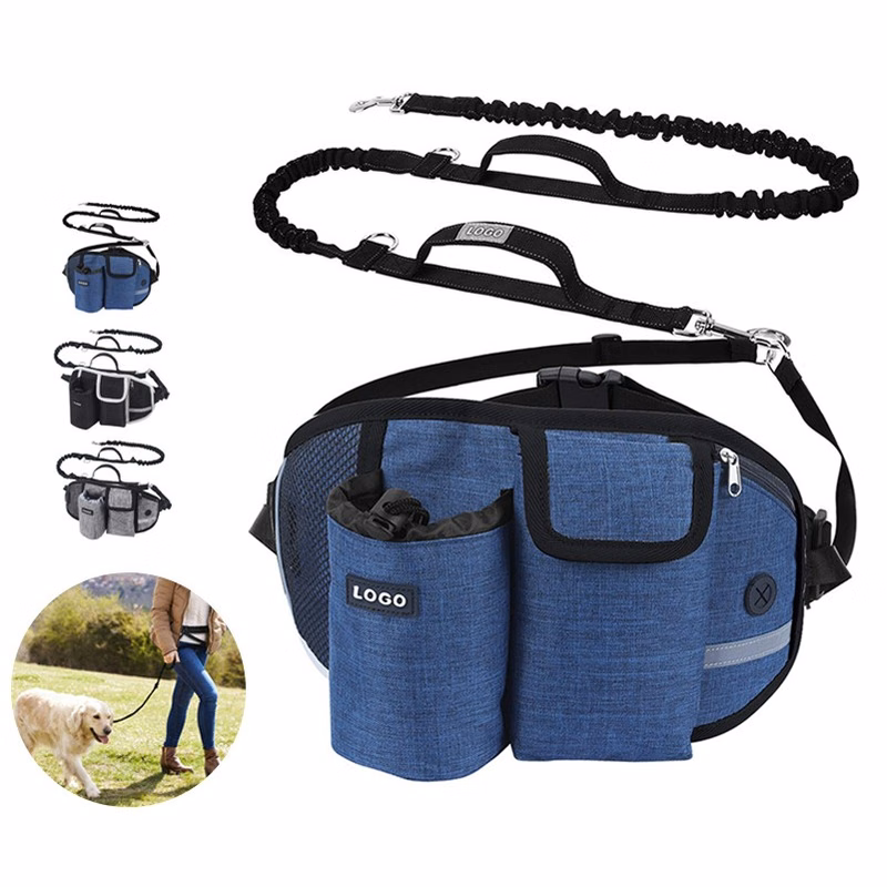 Double Dog Leash with Fanny Pack