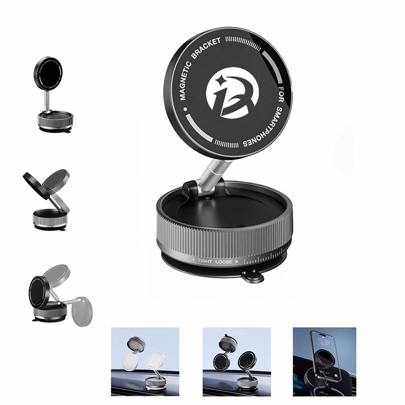 Magnetic Vacuum Car Phone Holder
