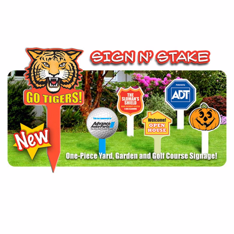 Sign N' Stake - Custom Shaped