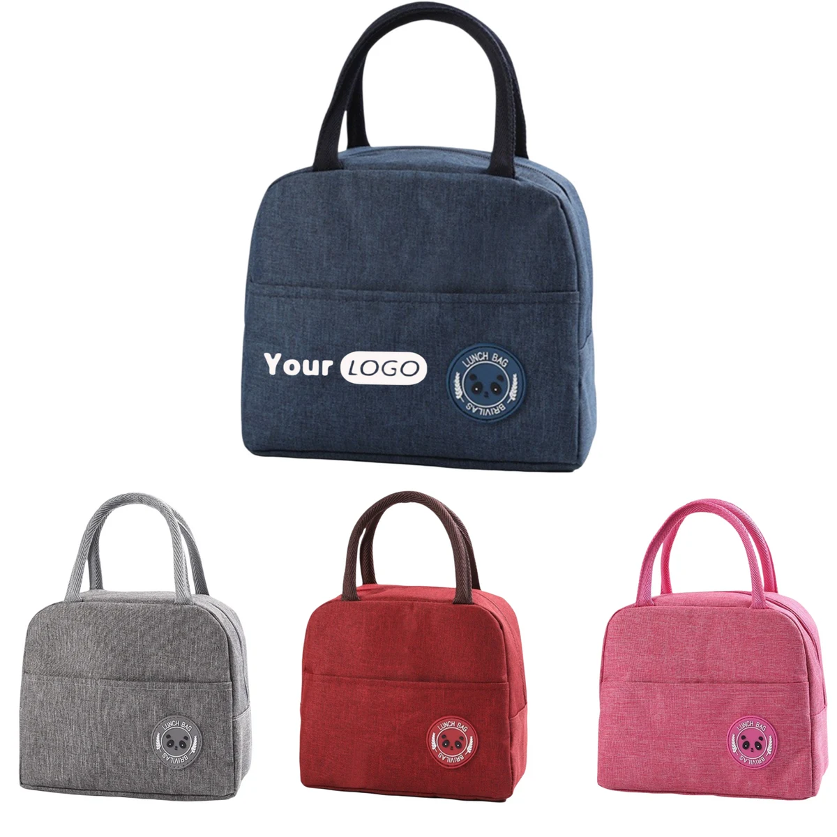 Oxford Fabric Insulated Lunch Tote Bag 1