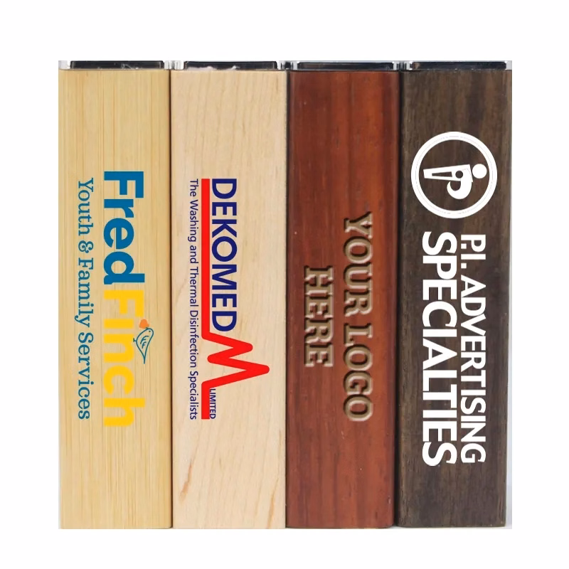 Wooden Power Bank - 2200 mAh - Maple