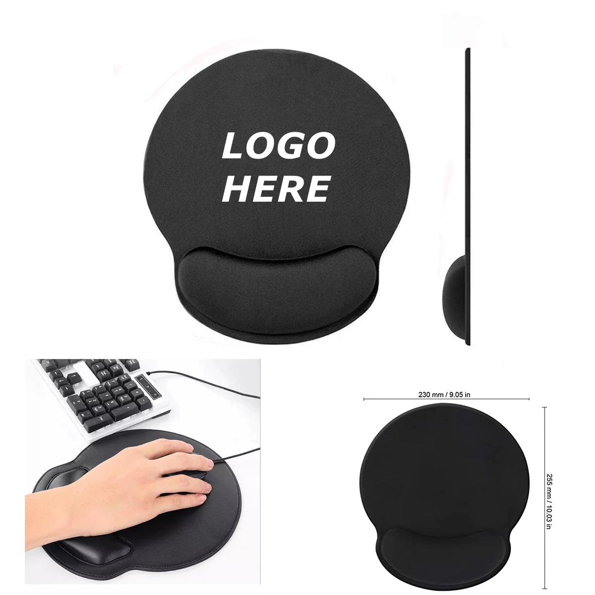 Mouse Pad with Wrist Support Rest MOQ 50PCS 1