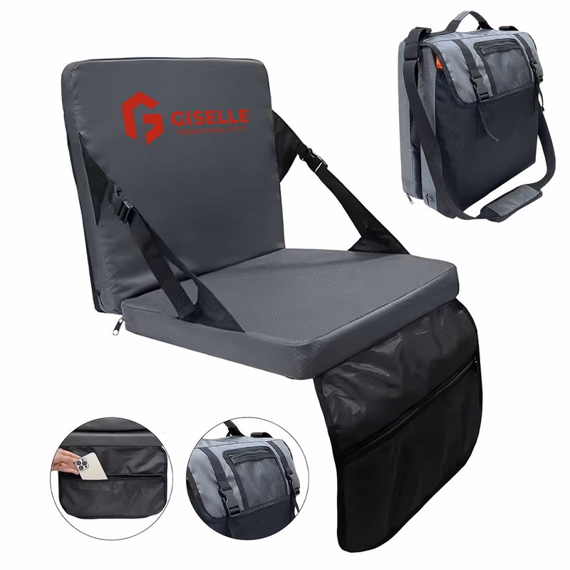 Deluxe Portable Stadium Seat With Integrated Travel Blanket