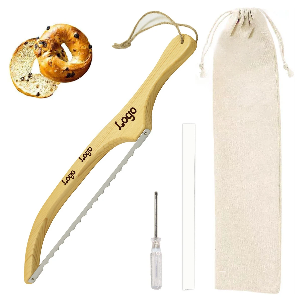 MOQ20 Bow-Shaped Easy-Cut Bread Knife 1