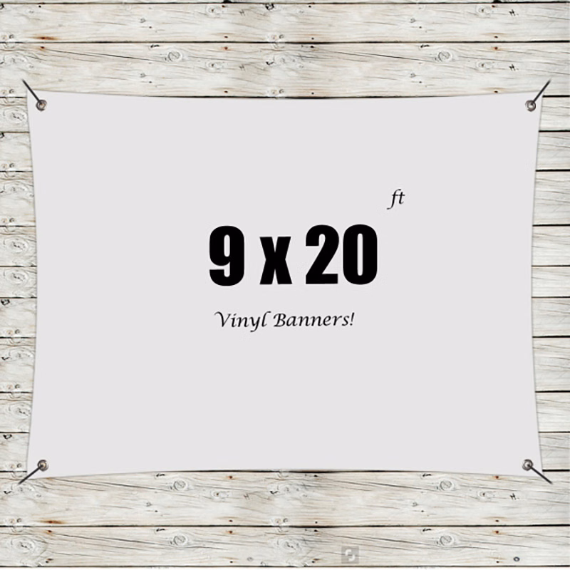 Custom 9' x 20' Vinyl Banners