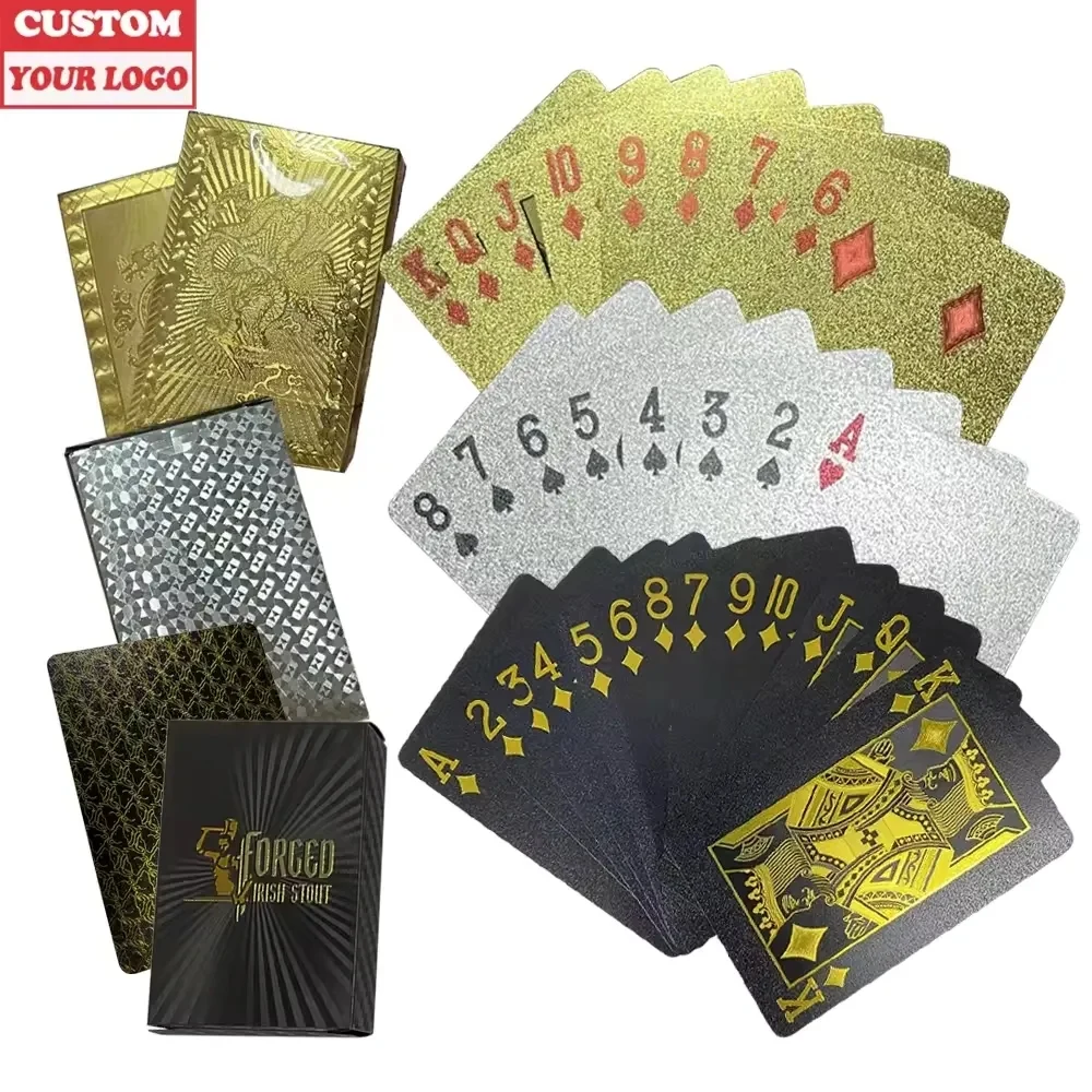 Custom Luxurious Durable Washable Reusable Playing Cards 1