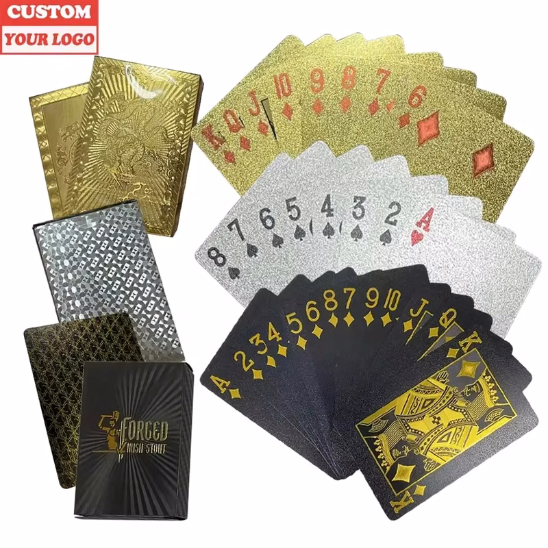 Custom Luxurious Durable Washable Reusable Playing Cards