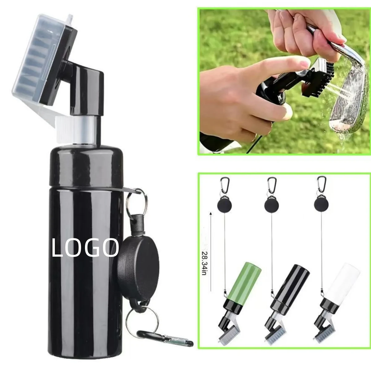 Golf Club Scrubber with Water Storage 1