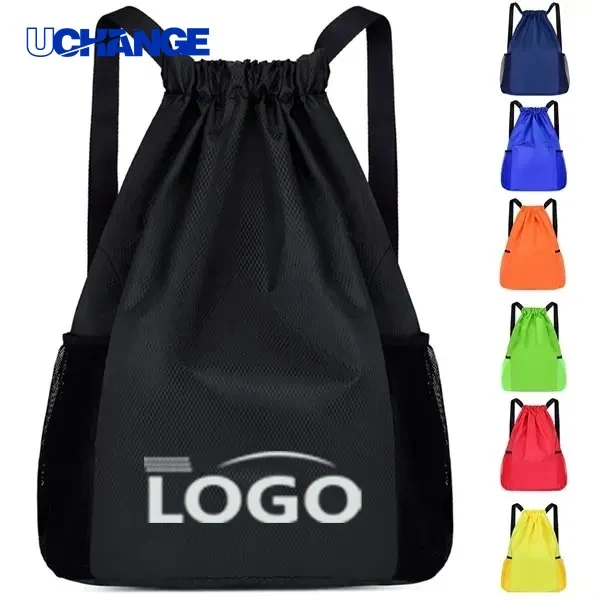 Oxford Fabric Drawstring Sports Backpack Organizer 1