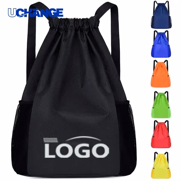 Oxford Fabric Drawstring Sports Backpack Organizer