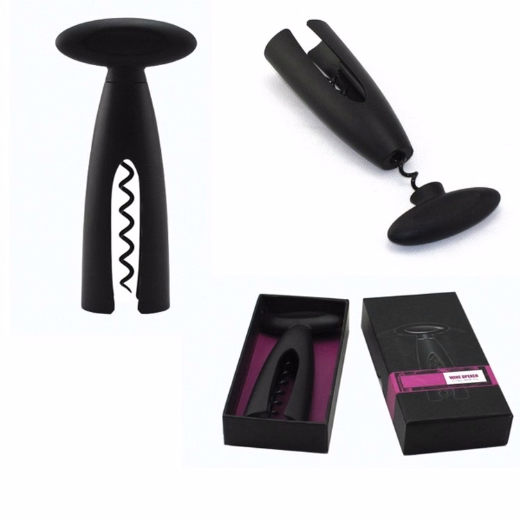 Stylish Wine Cork Screw Bottle Opener With Safety Sleeve