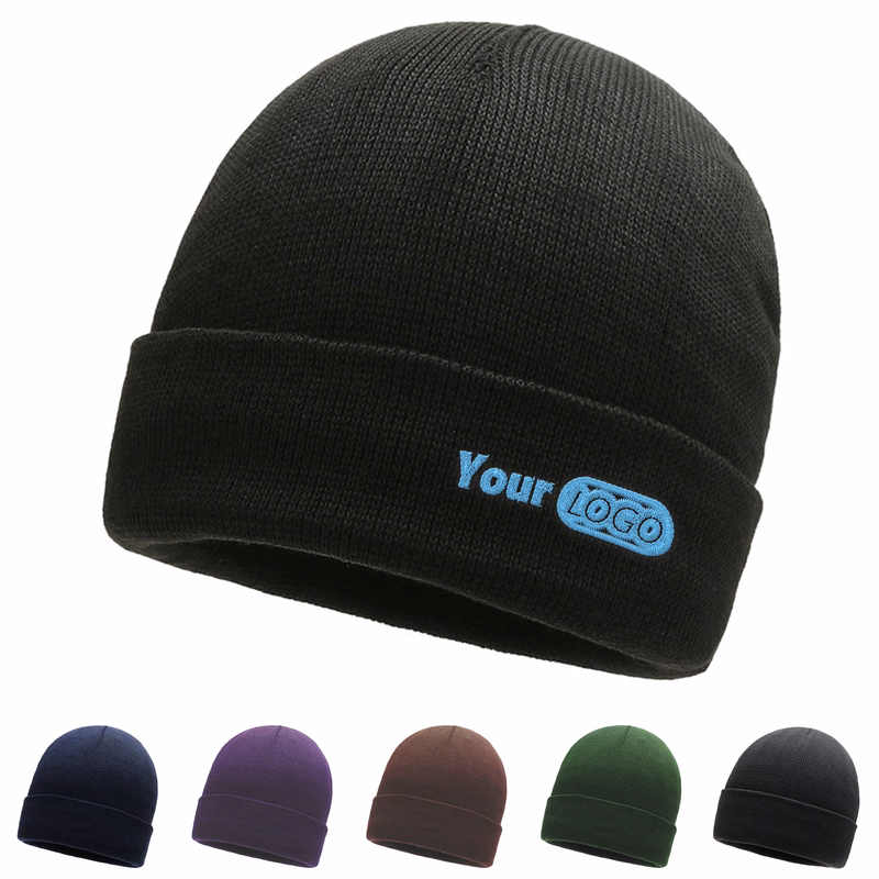 Knit Fabric Ear Protection Woolen Hat