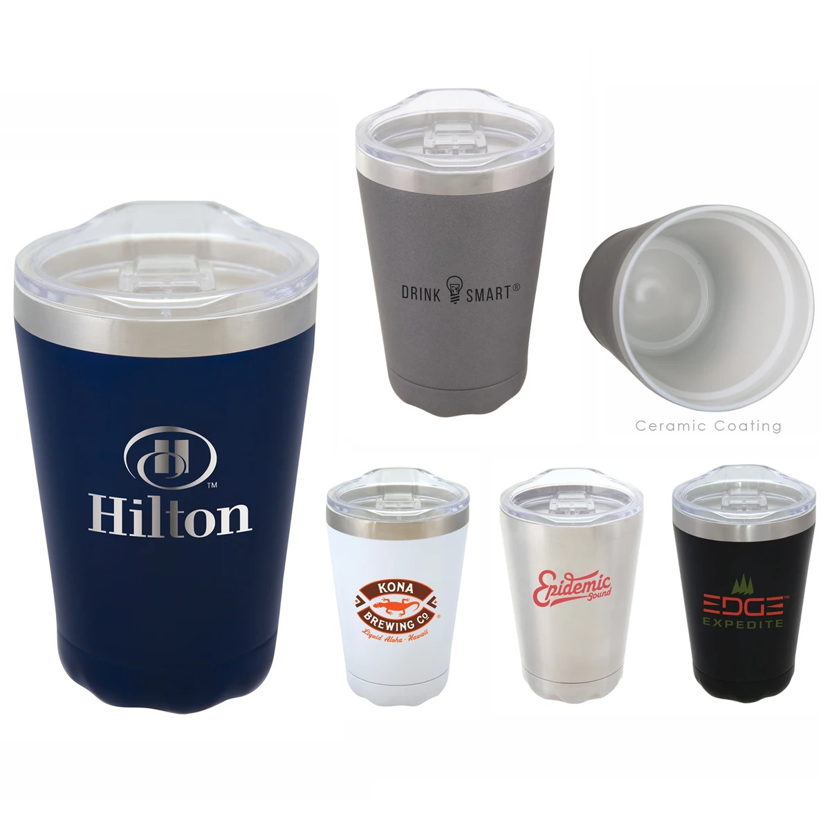 Java 10 Oz. Insulated Stainless Steel Tumbler Cup w/ Ceramic Coating 1