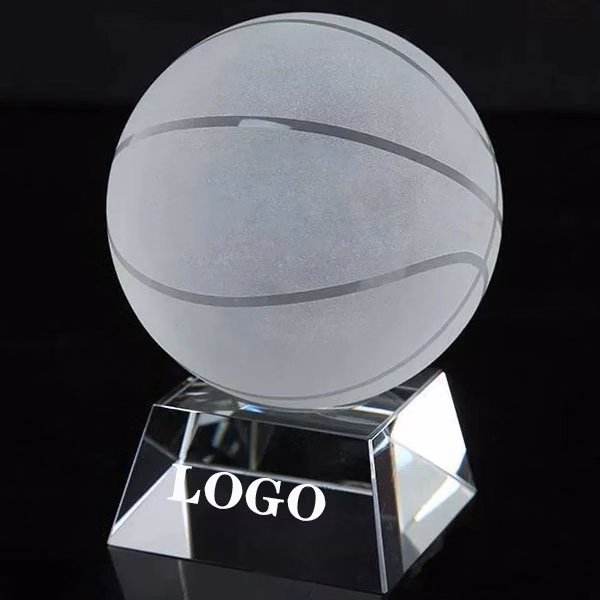 Crystal Basketball Sports Award