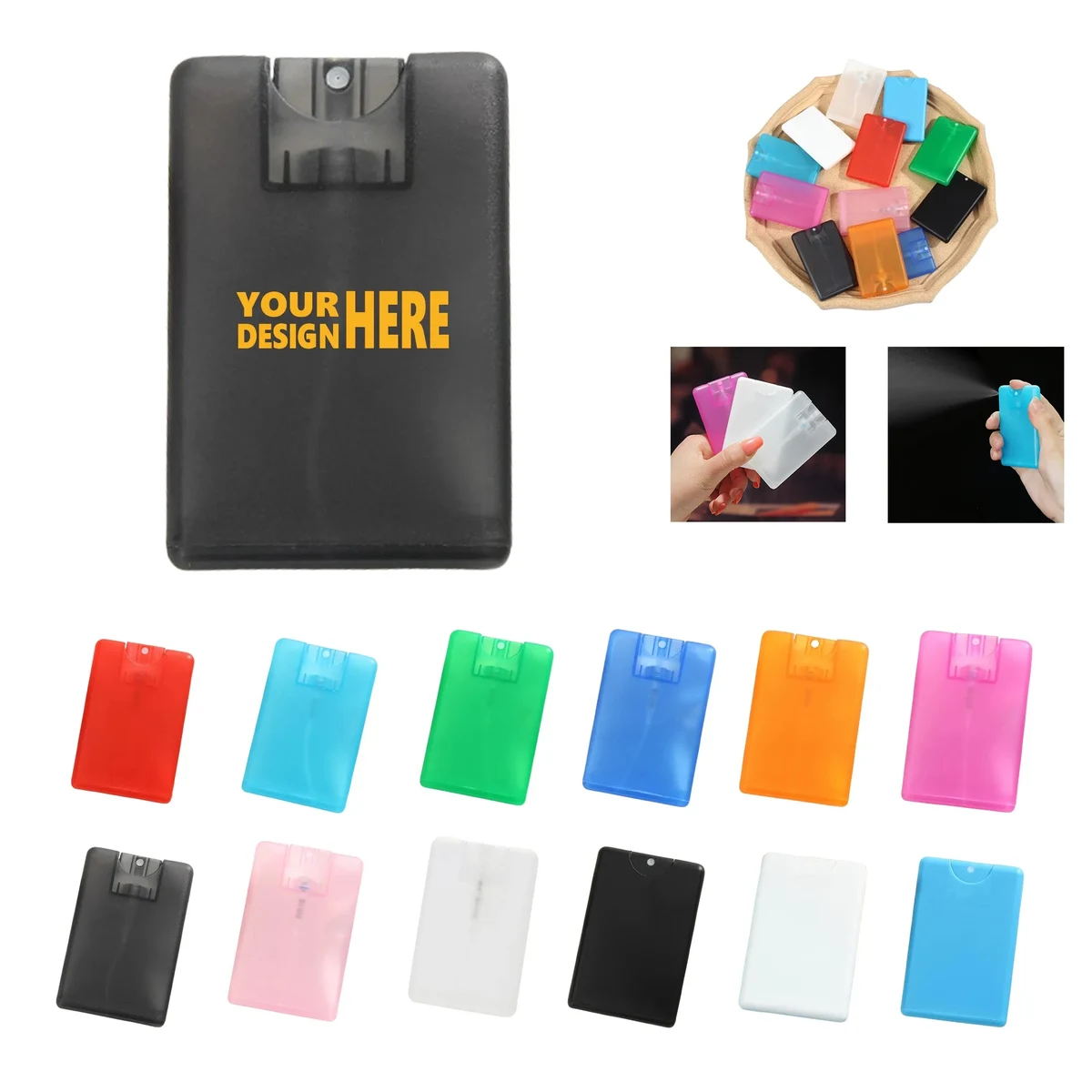 20ml Credit Card Hand Sanitizer Spray Bottle MOQ 50 1
