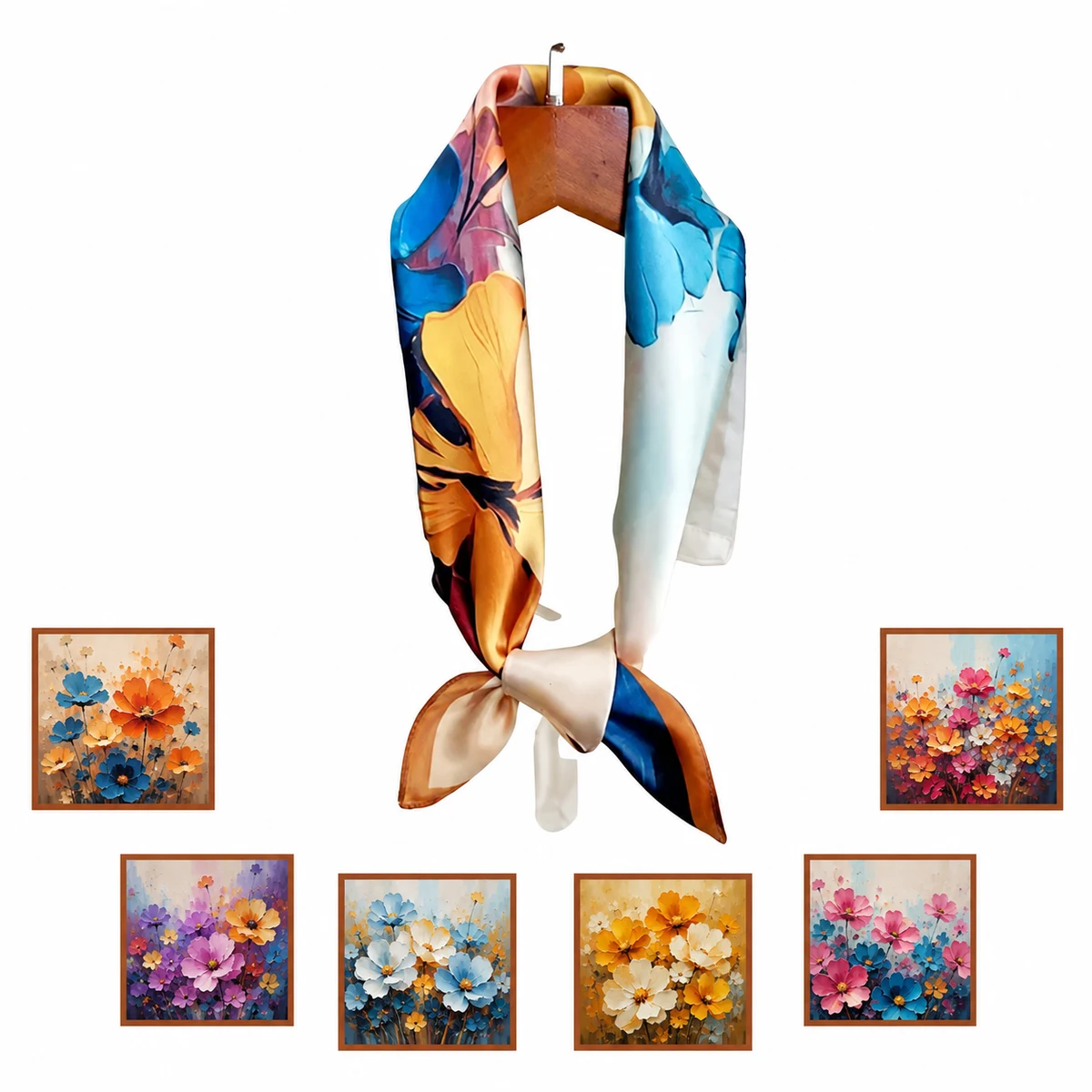 Botanical Silk Foulard 1