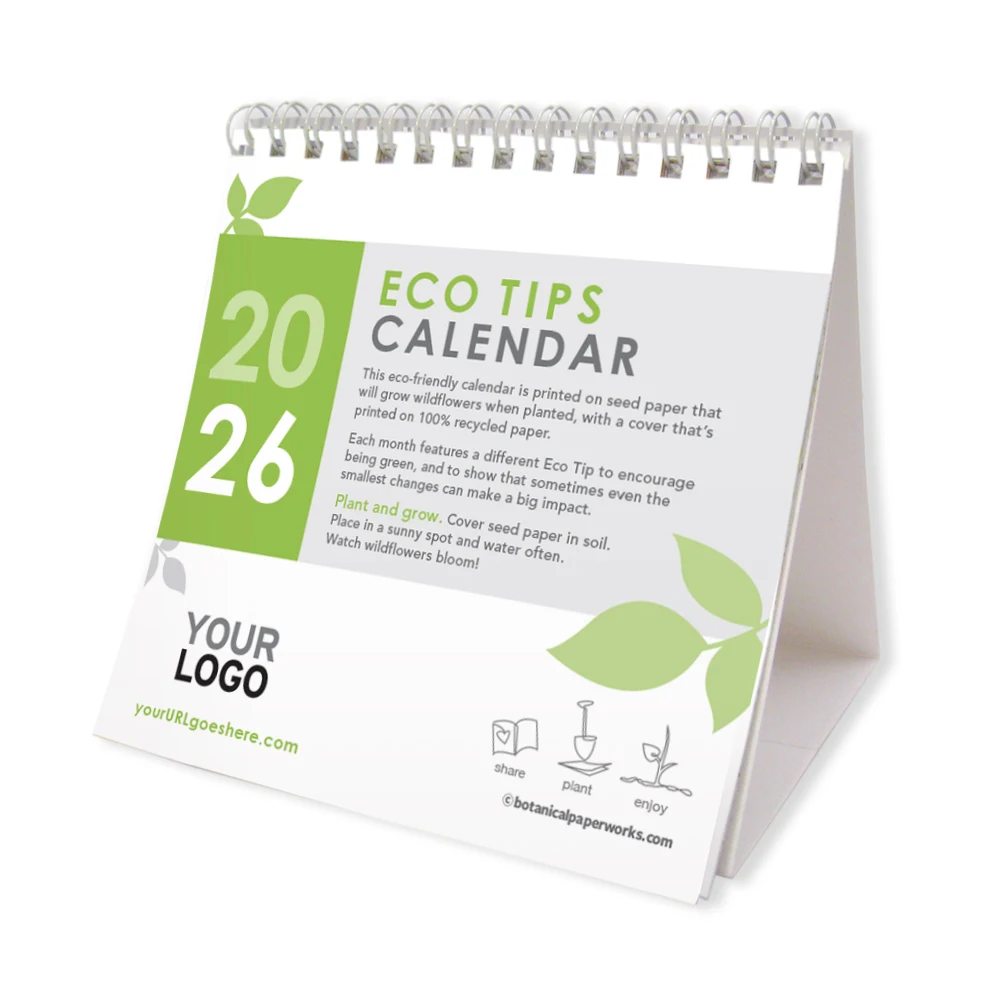Eco Tips Plantable Seed Calendars 1