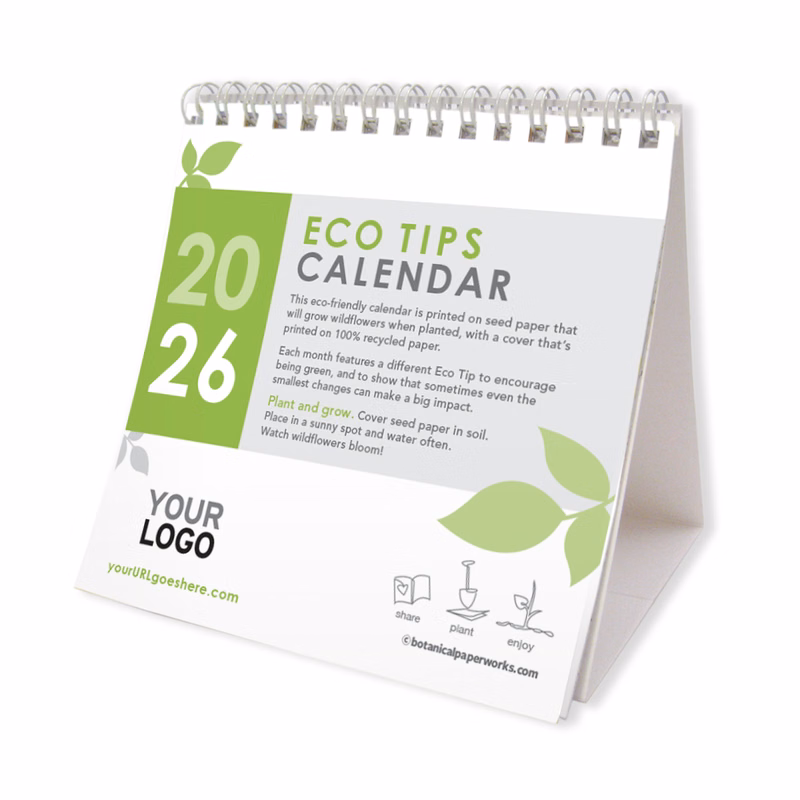 Eco Tips Plantable Seed Calendars