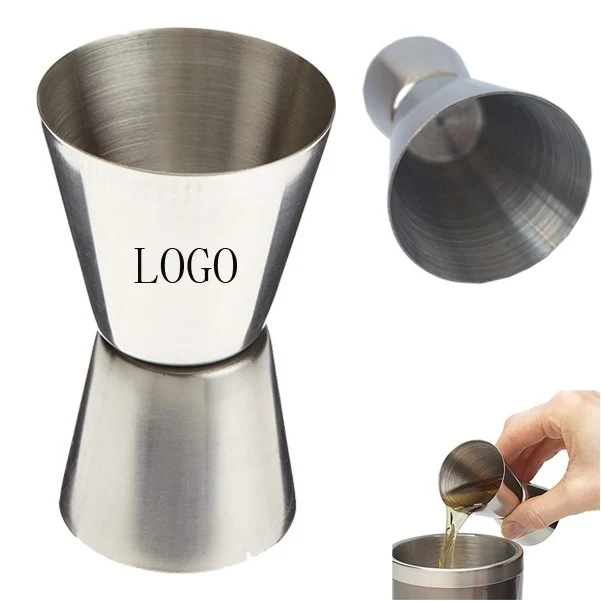 Stainless Steel Cocktail Shaker Jigger 1