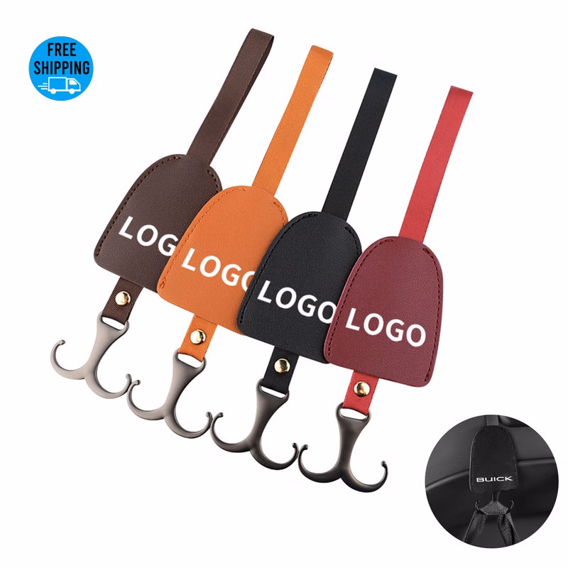 Vegan Leather Car Seat Back Hook