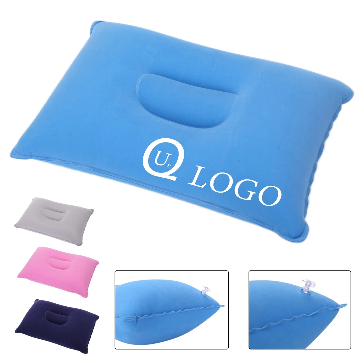 Square Flocking Pillow 1