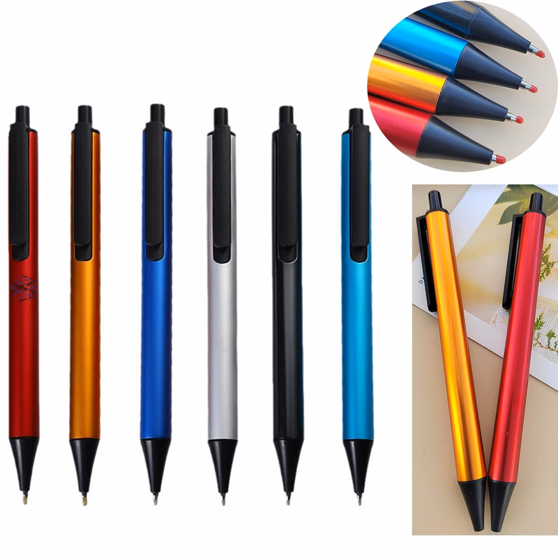 MOQ100 Biodegradable Ballpoint Pen Customizable Logo