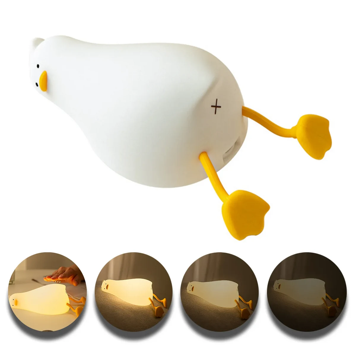 3 Level LED Lying Flat Duck Night Light 1