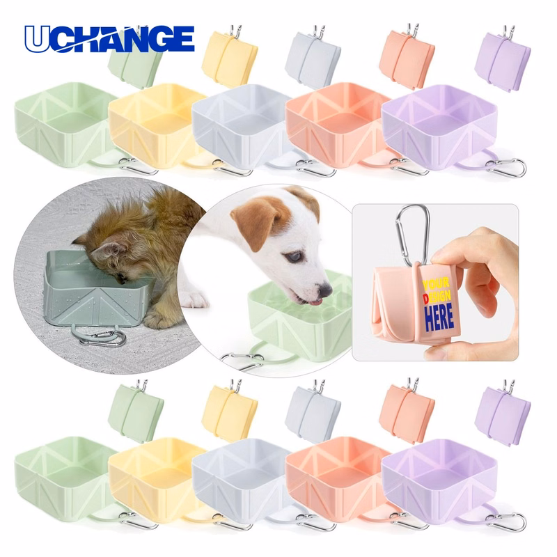 Square Folding Pet Bowl