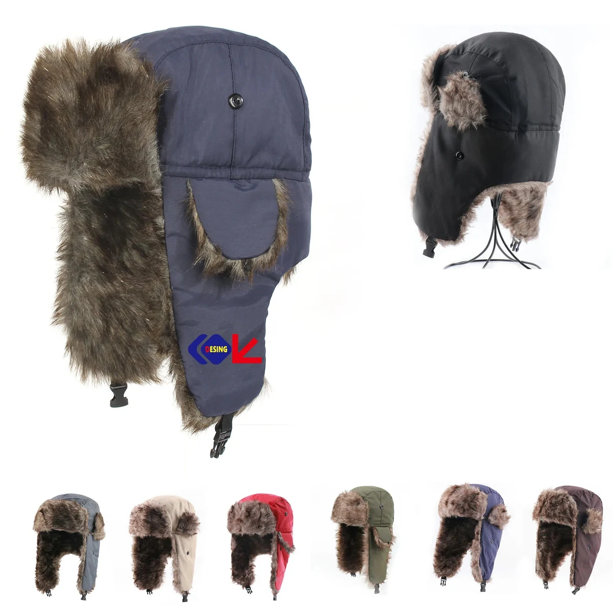 Winter Faux Fur Trapper Hat 1