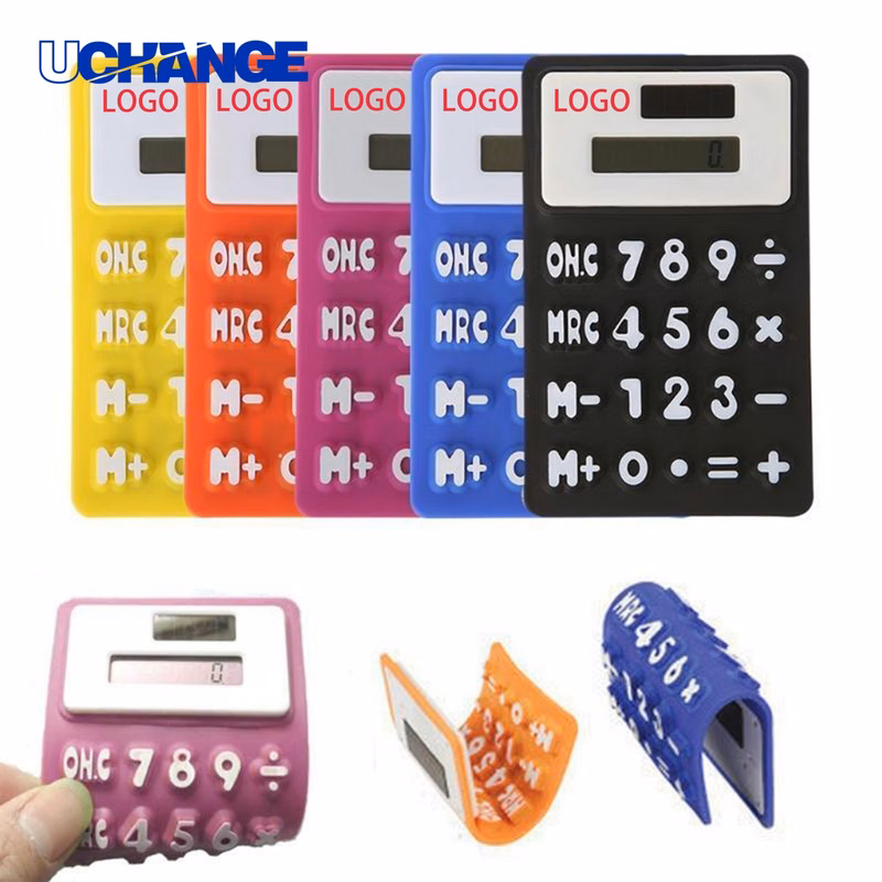 Foldable Silicone Solar Calculator