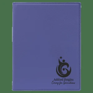 Laserable Leatherette Small Portfolio With Notepad 1