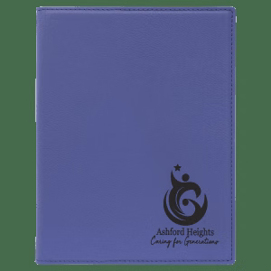 Laserable Leatherette Small Portfolio With Notepad