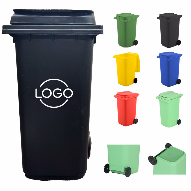 Mini Trash Can Pen Holder
