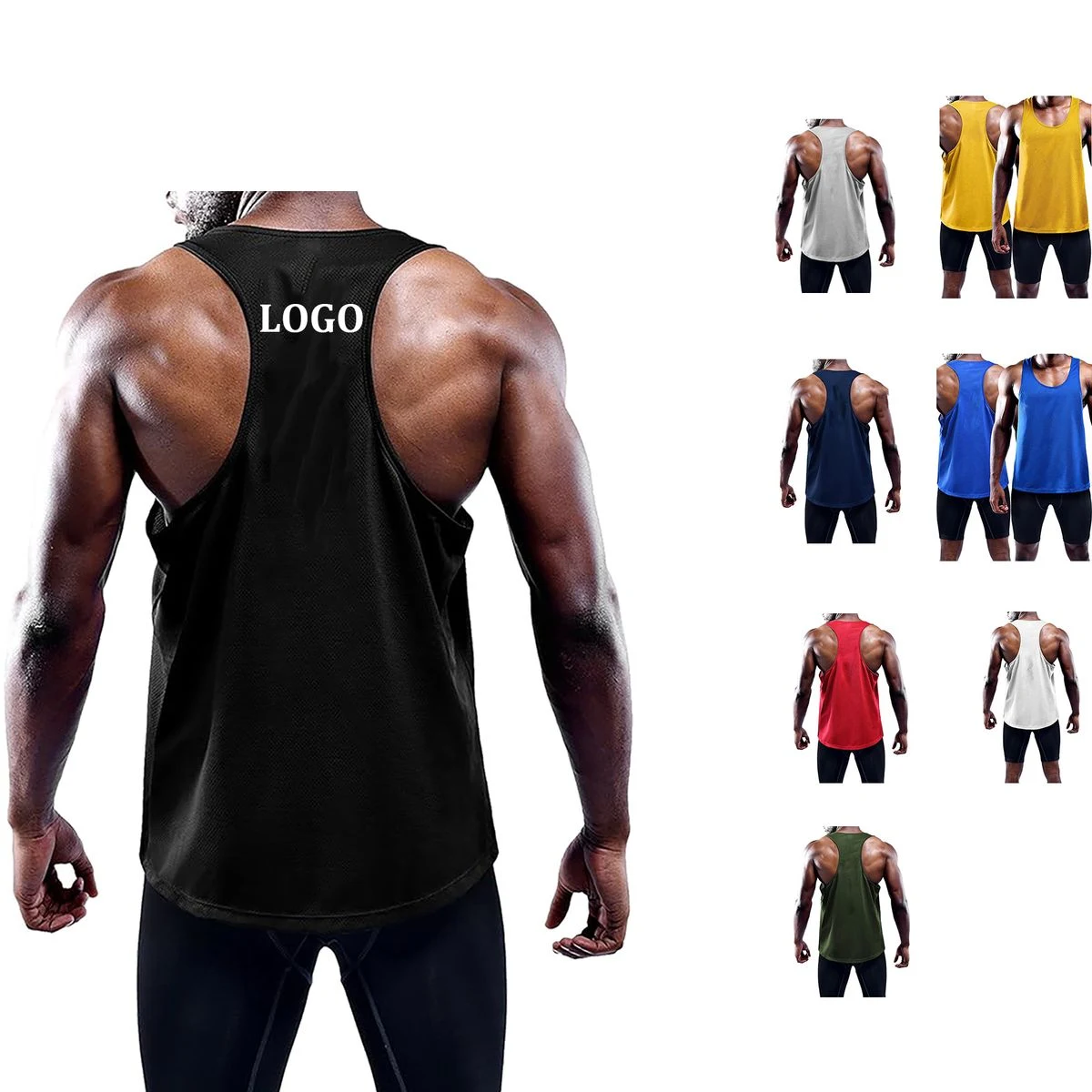 Men's Y Back Muscle Vest 1