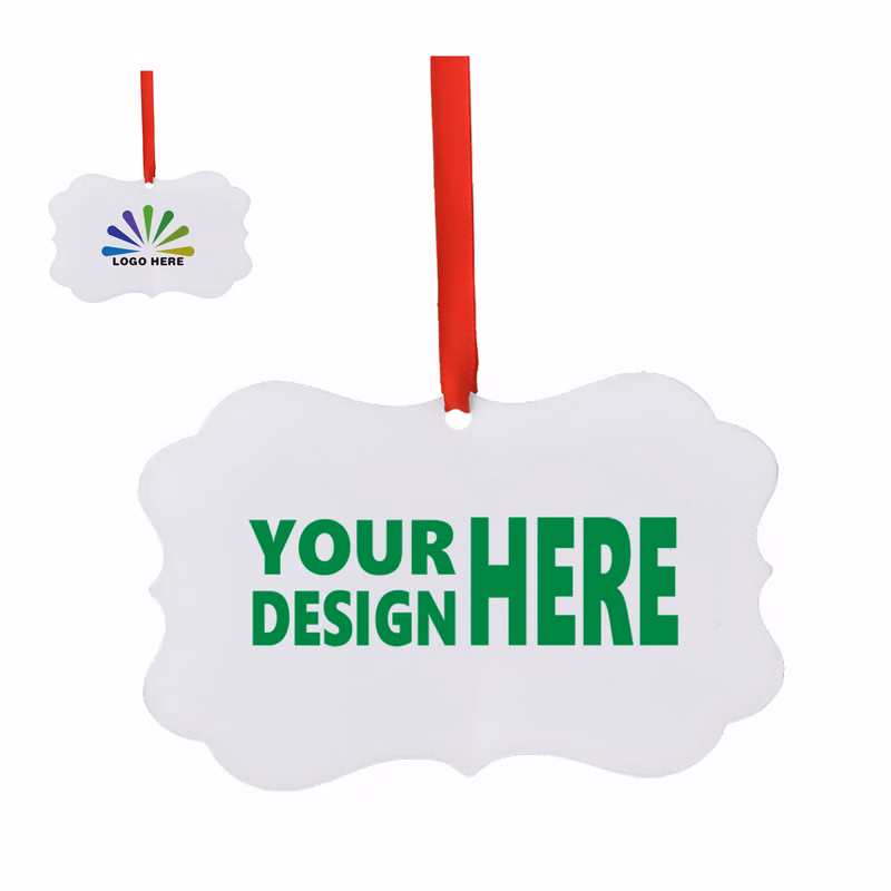 MOQ50 Custom Aluminum Christmas Tree Decorations
