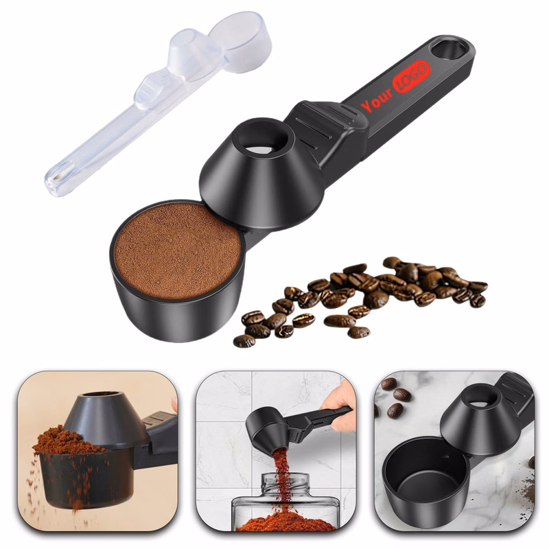Portable Sliding Leakproof Supplement Portion Control Spoon