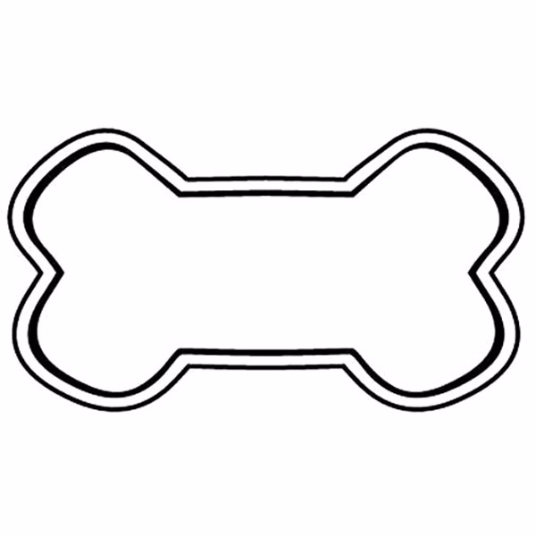 Large Dog Bone Magnet - Full Color