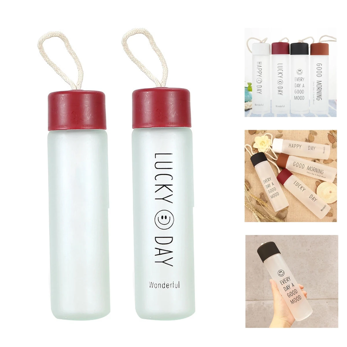 Slim Glass Water Bottle 1