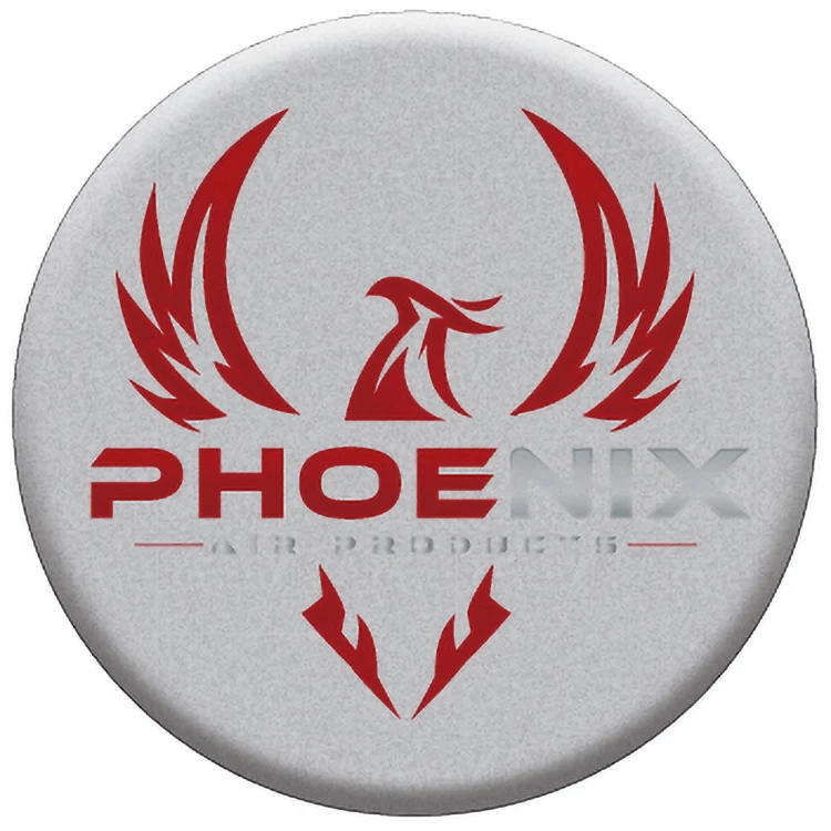 4 Sq. Inch Custom 4 Colour Process Matte Silver Polyester Domed Decal 1