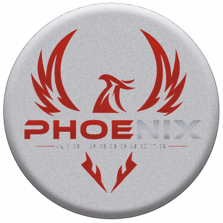 4 Sq. Inch Custom 4 Colour Process Matte Silver Polyester Domed Decal