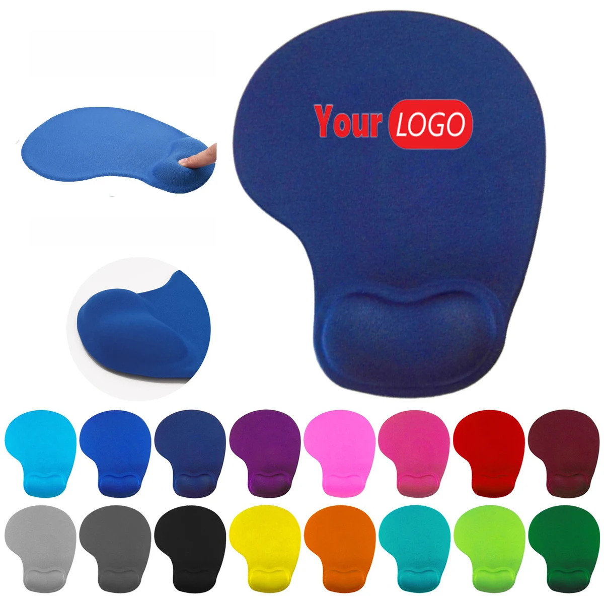 Custom Full Color Wrist Rest Mouse Pad MOQ 10pcs 1