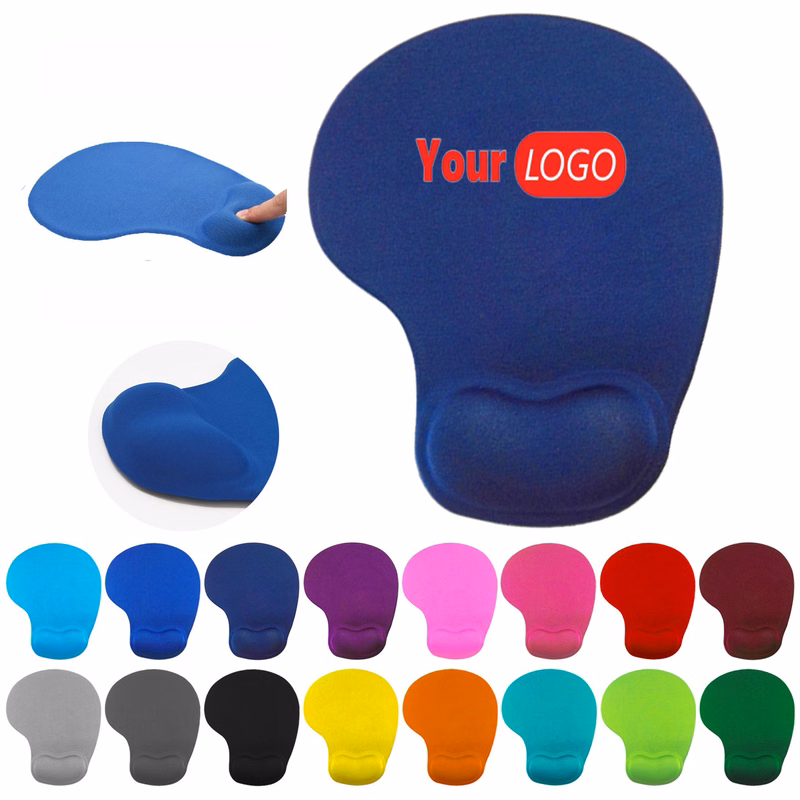 Custom Full Color Wrist Rest Mouse Pad MOQ 10pcs