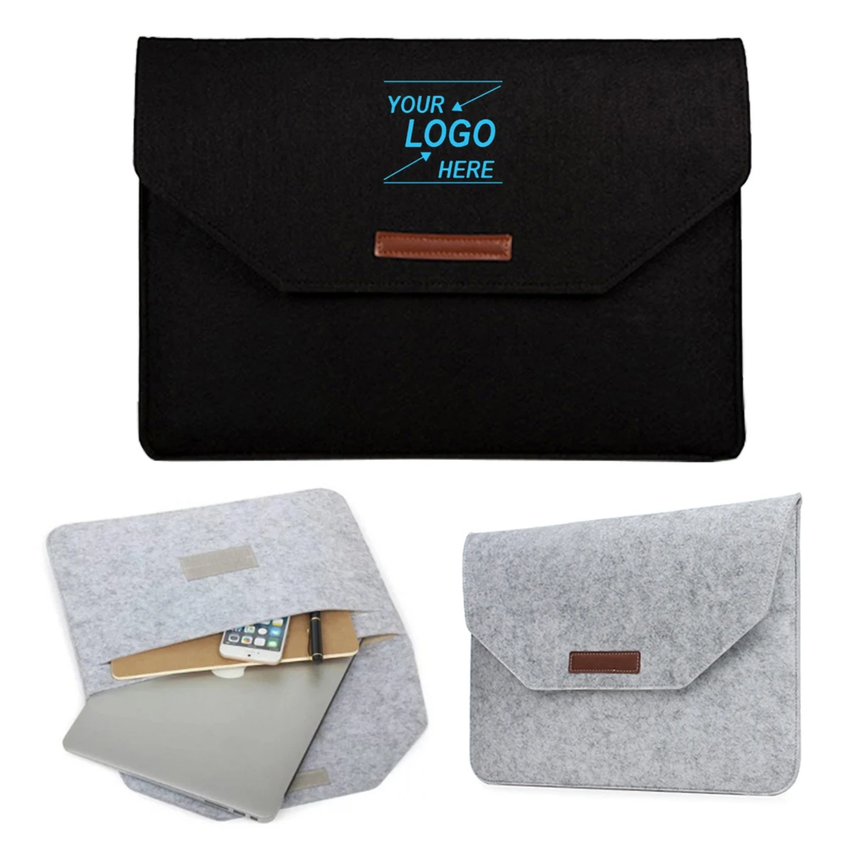 Fleece Soft Padded Laptop Sleeve 1