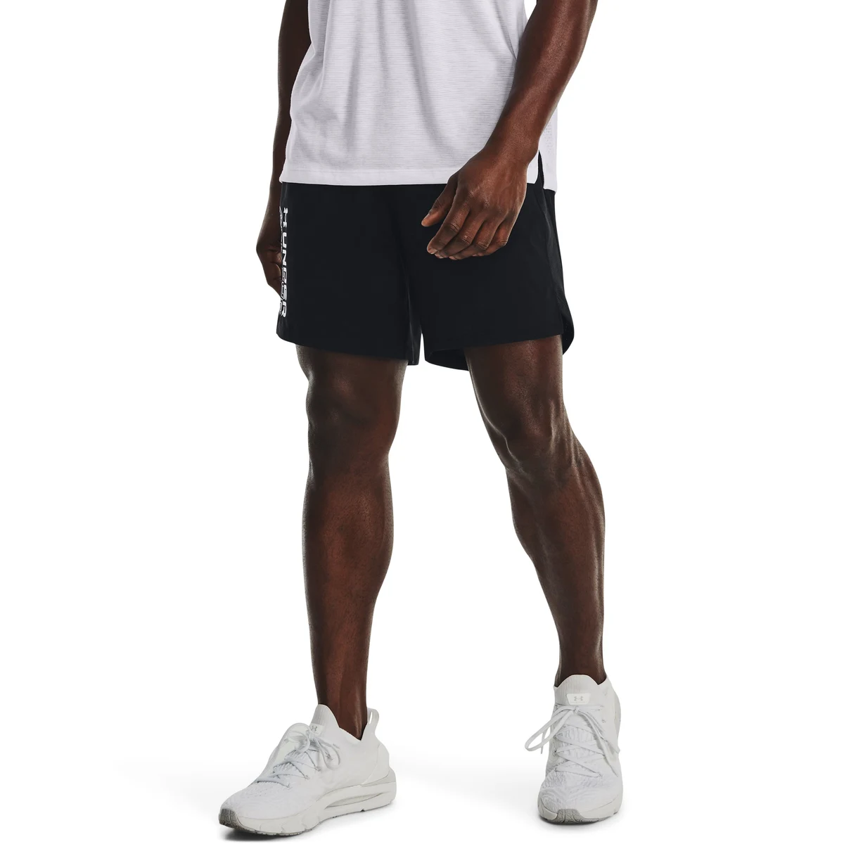 Men's UA Launch SW 7'' Wordmark Shorts 1