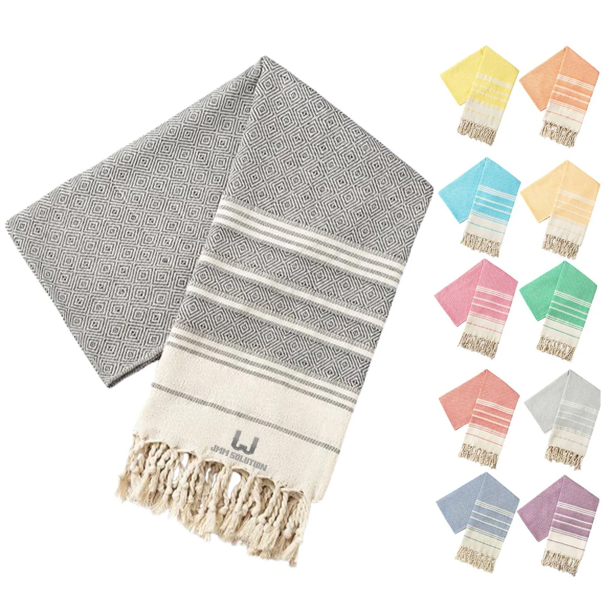 Lightweight Quick-Dry Tassel Cotton Beach Towel 1
