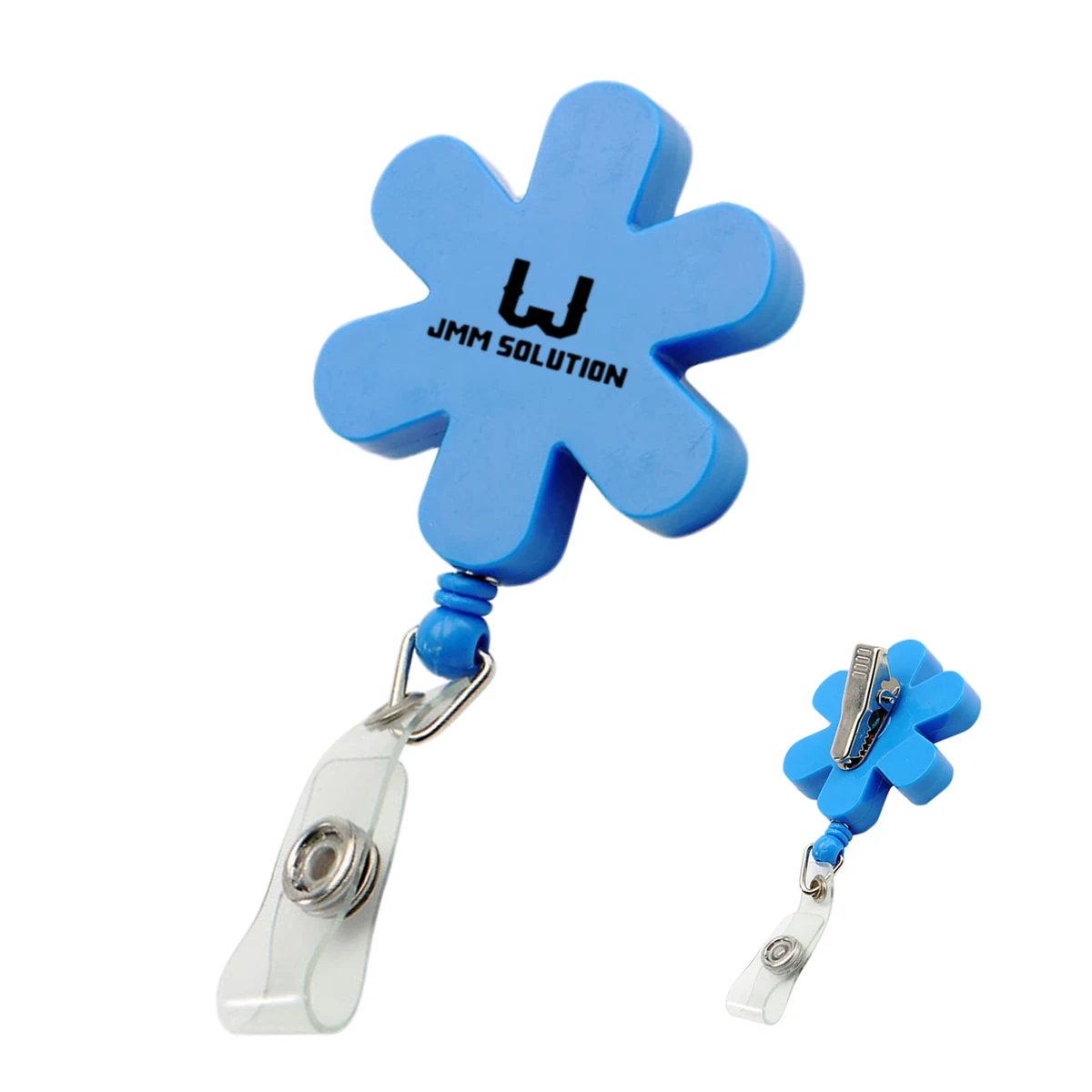 Flower Shaped Retractable Badge Holder 1