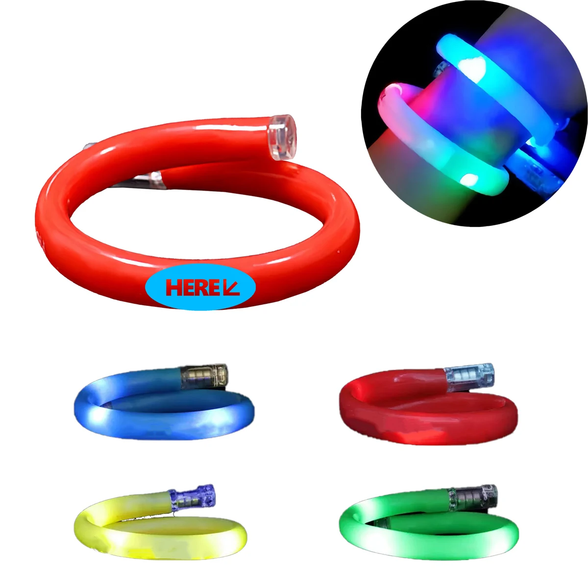 LED Light-Up TPU Safety Wristband 1