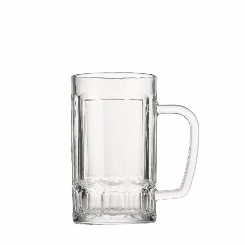 400ML Beer Mugs Custom Glass Cups with Handle