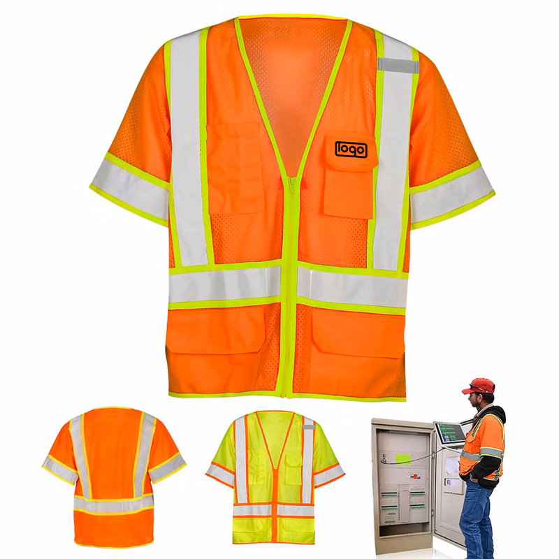 Construction Safety Reflective T-Shirt