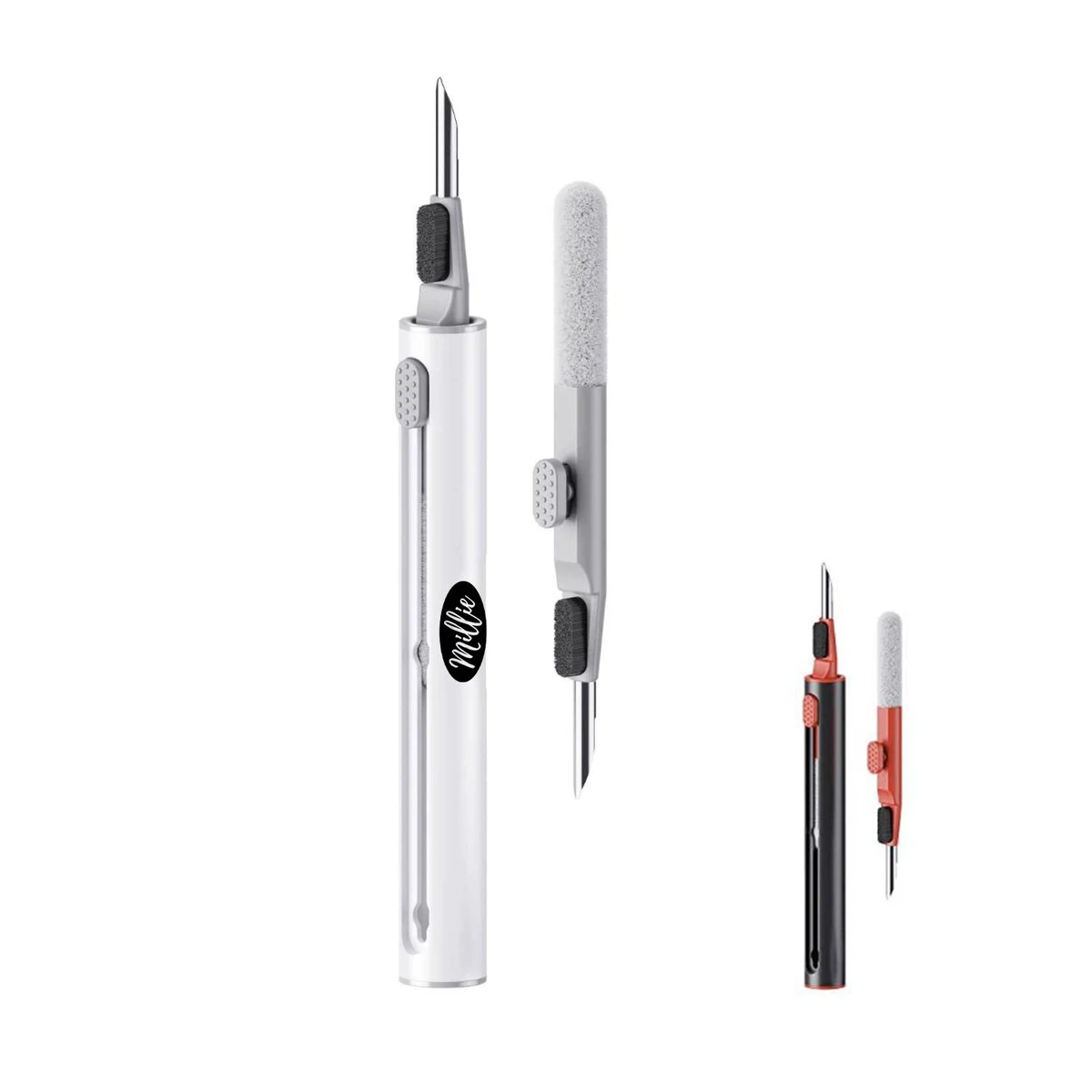 3-in-1 Earphone Cleaner Pen with Soft Brush Flocking Sponge 1